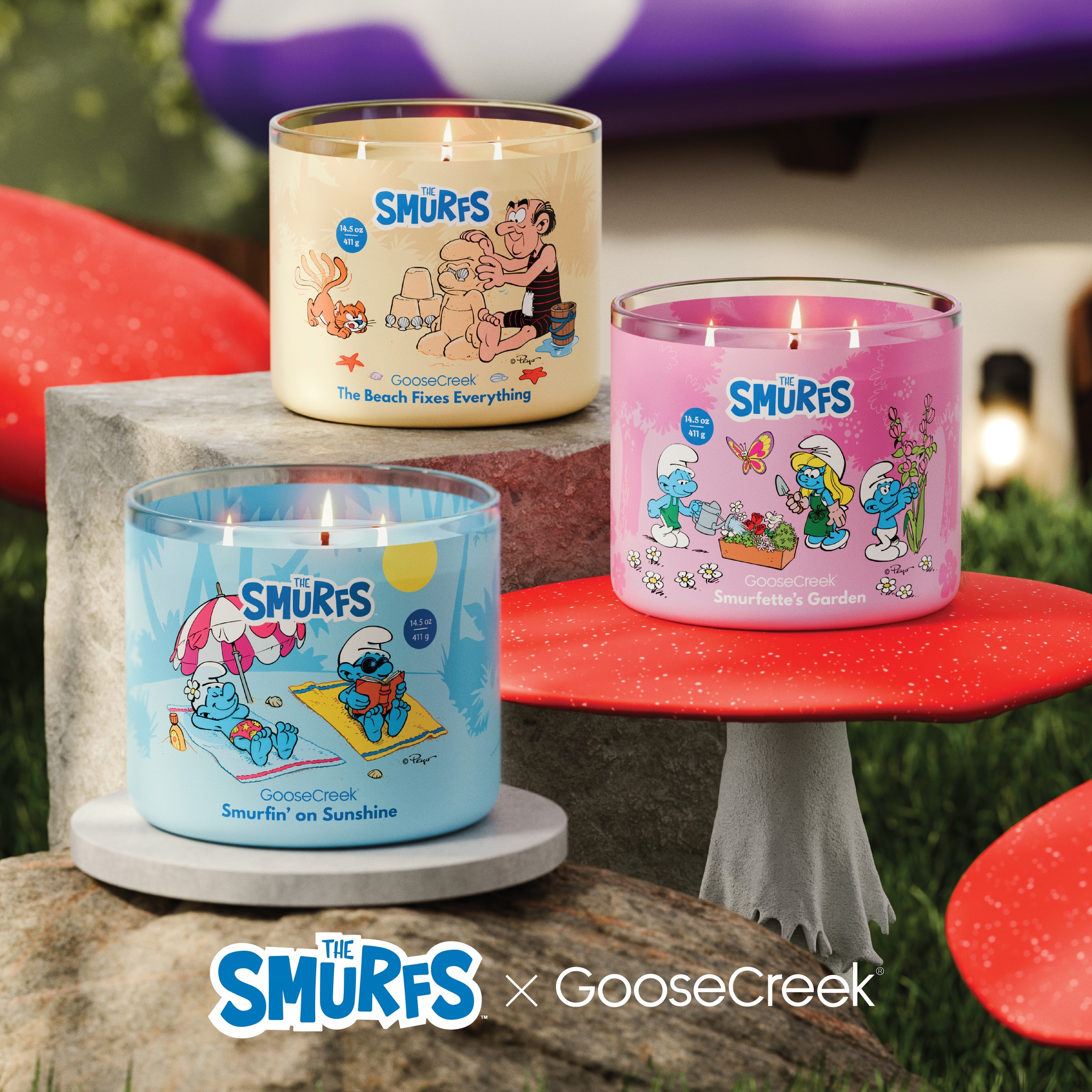Smurfs Candle Collection Goose Creek